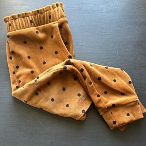 GAP Kids Brown Polka Dot Sweatpants